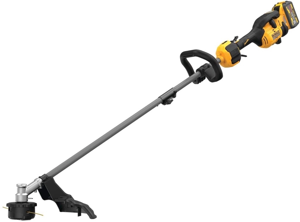 DEWALT DCST972X1 FLEXVOLT 60-Volt Electric Cordless String Trimmer with 3ah Flexvolt battery charger after cart coupon- 