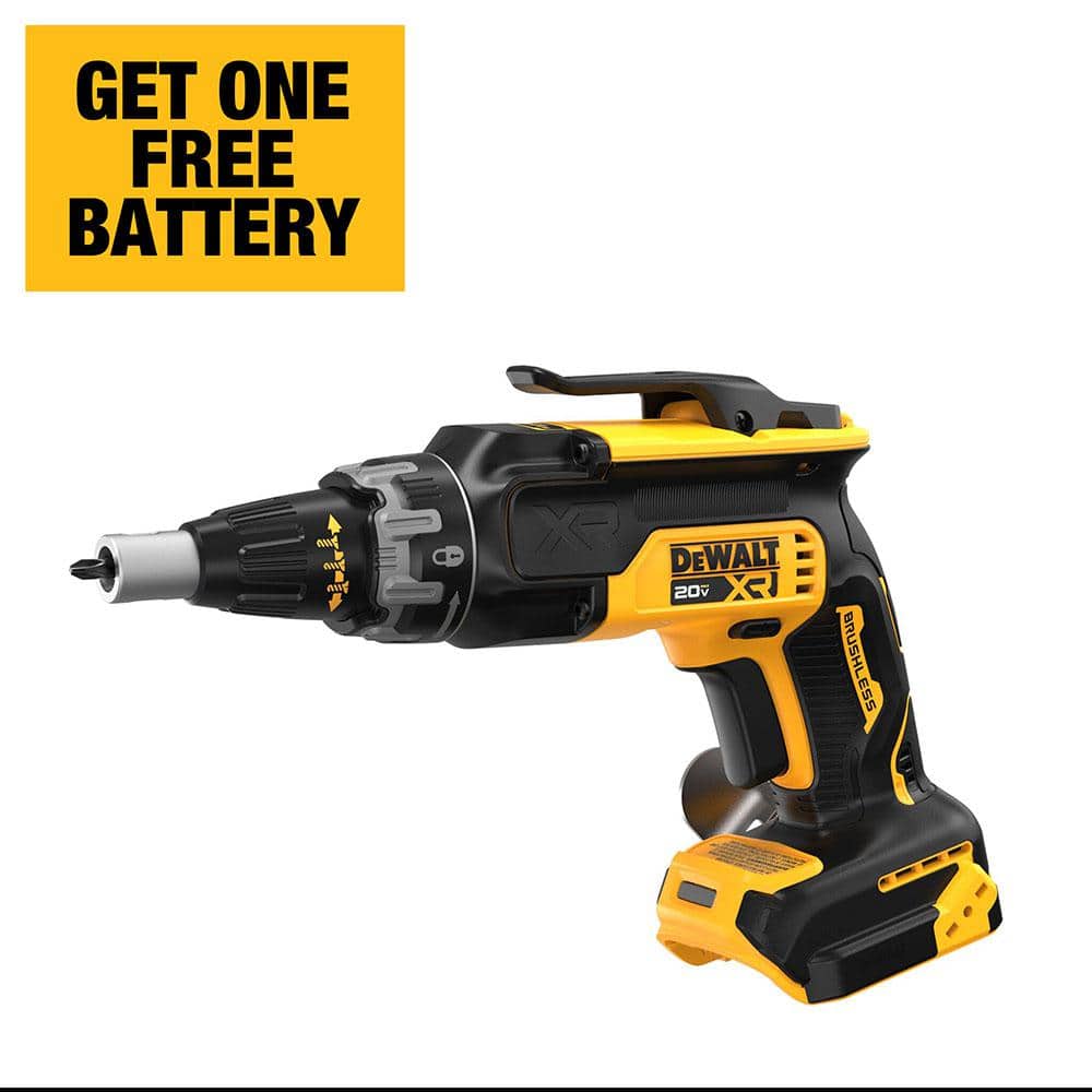 DEWALT XR 20V MAX Lithium-Ion Cordless Brushless Screw Gun Tool Only with 5AH battery $179 at Home Depot