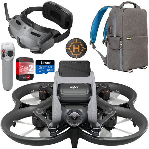 DJI Avata Explorer Combo w/ Goggles Integra Motion Controller 2 64GB microSD $829 Free Shipping