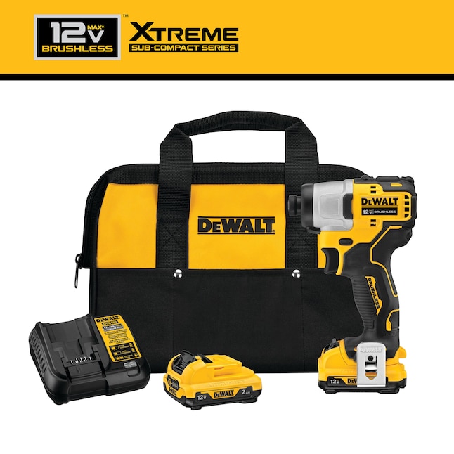 DeWALT 12V MAX Brushless Cordless 1/4 Impact Driver Kit w/ 2x 2Ah Batteries $99 Free Shipping