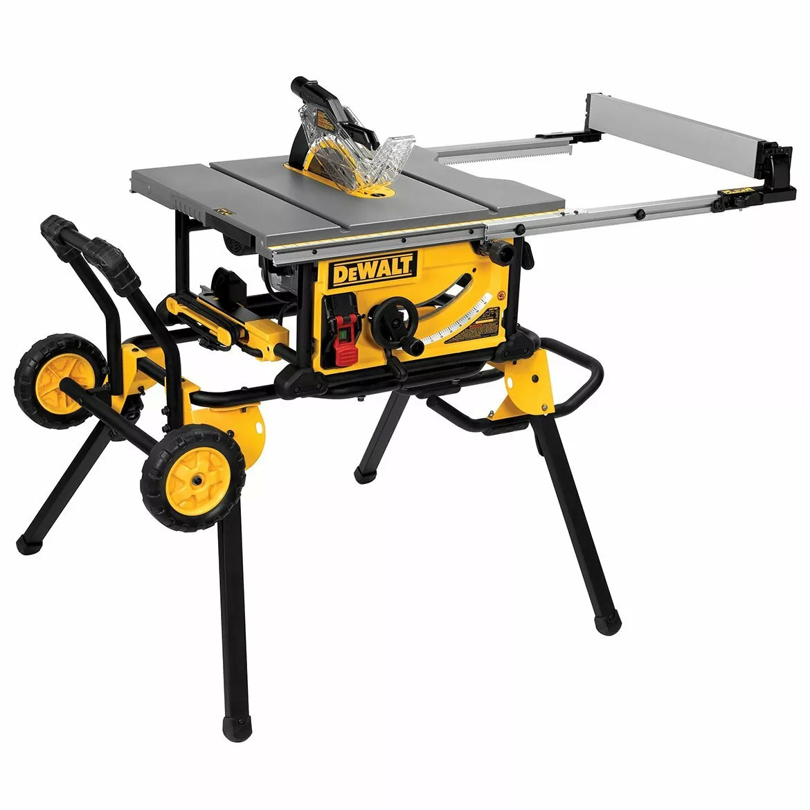 DeWALT DWE7491RS 10-Inch Jobsite Table Saw with 32-1/2-Inch Rip W/ Rolling Stand 885911329163 eBay $419.30