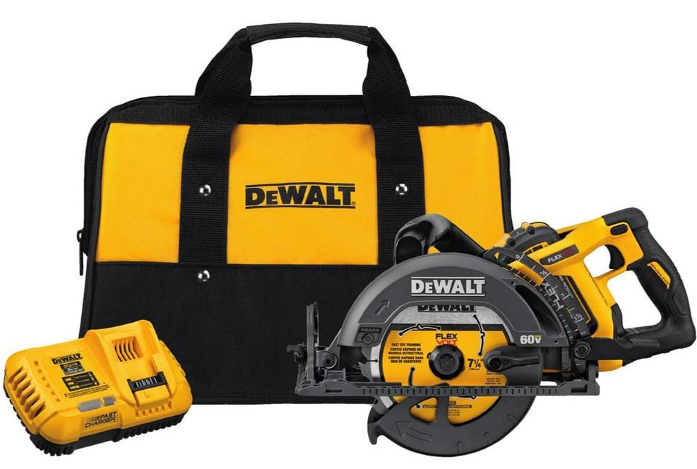 Dewalt DCS577X1 60V Cordless Worm Drive Style Saw 9.0Ah Battery Kit - $230 - YMMV Home Depot in store