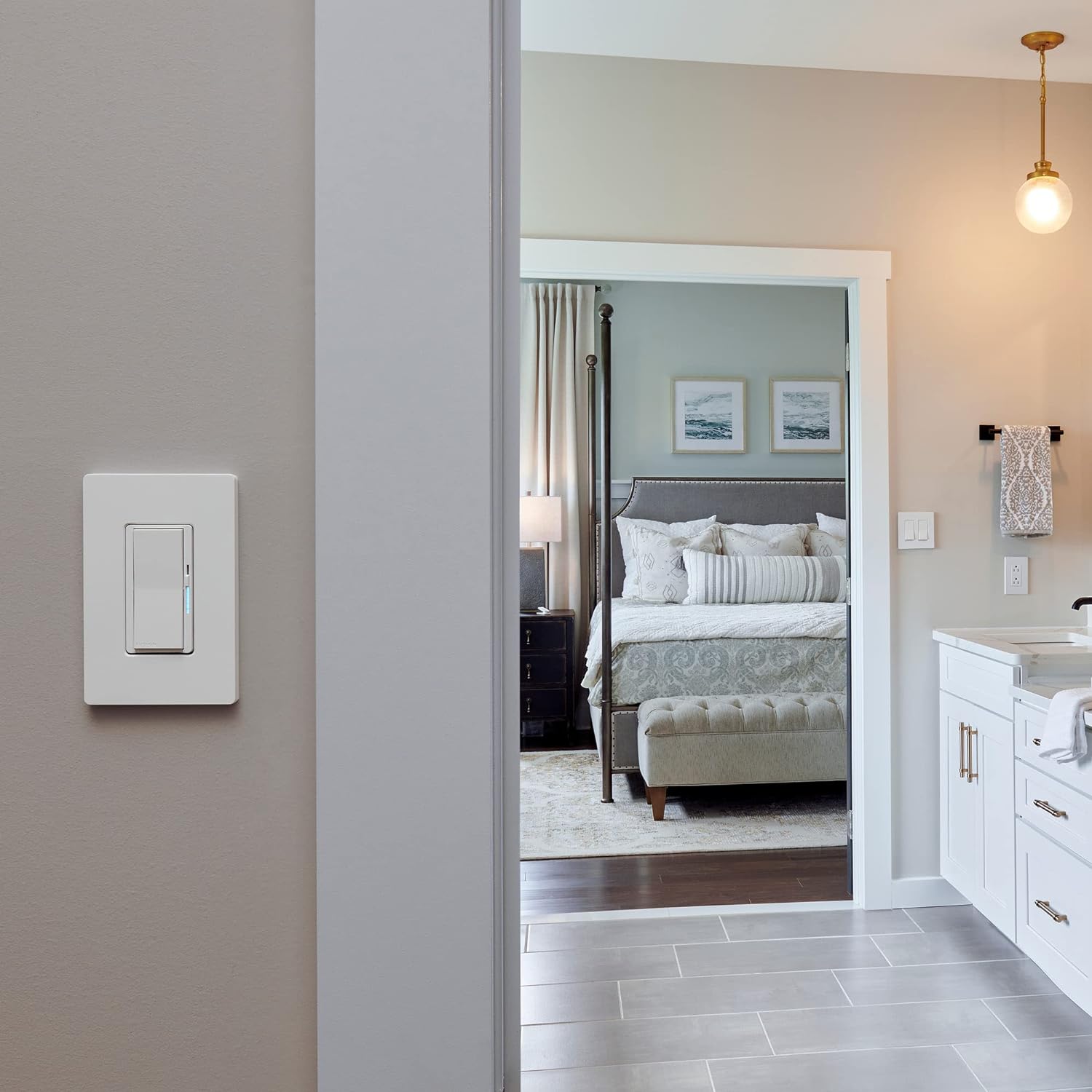 Diva Smart Dimmer Multi-Room Kit for Caseta Smart Lighting, with Smart Hub Pico Remote, 150-Watt LED DVRF-BDG-3D $195.95
