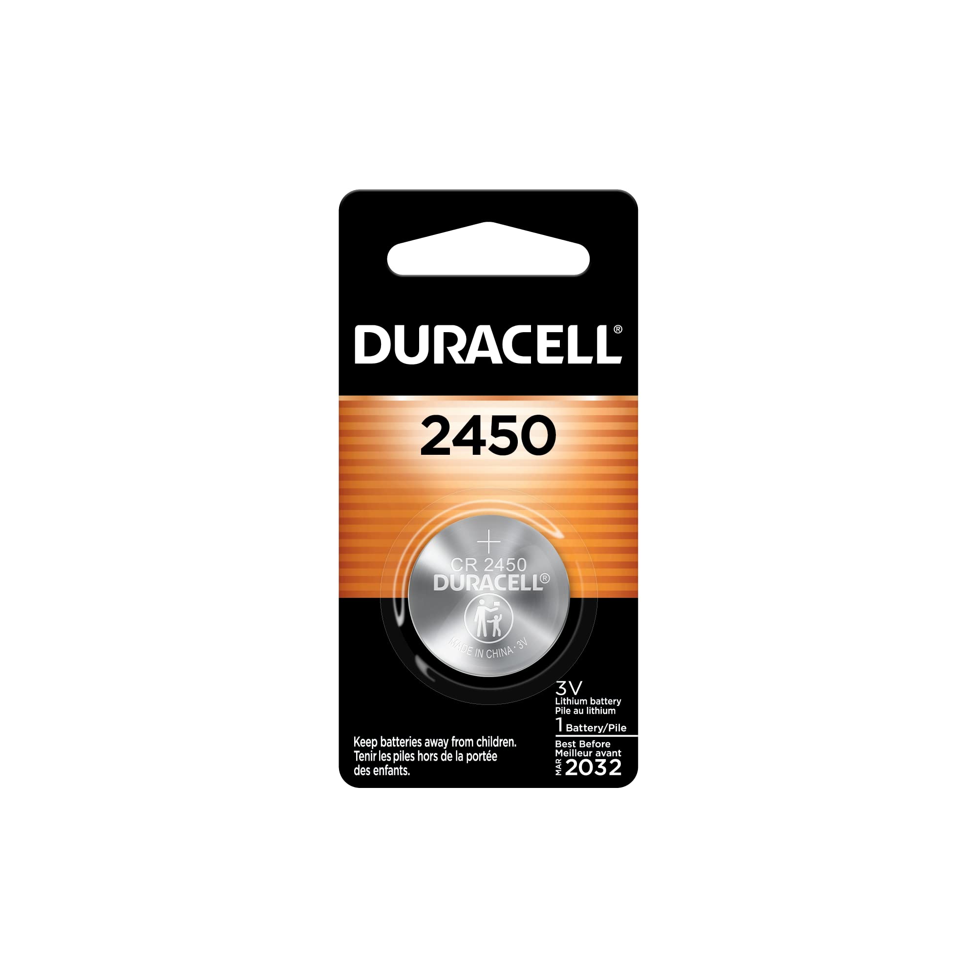 Duracell 2450 3V Lithium Coin Battery $1.95 w/ Subscription Free Shipping
