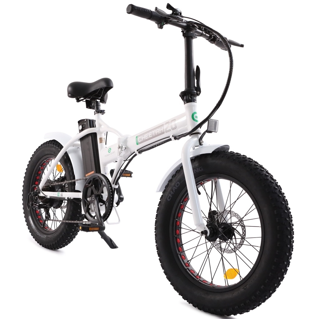 ECOTRIC Folding 20 Fat Tire Electric Bike 500 W Hill Bicycle Removable Battery Pedal Assist Power A-E516646 A-E516646 - 