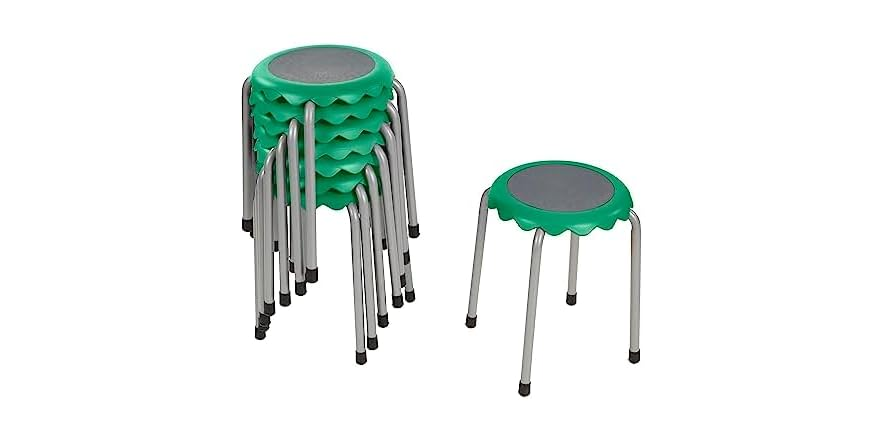 ECR4Kids Daisy Stackable Stool Set - 8pc $35.99