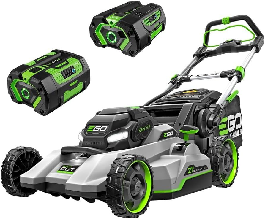 EGO Power LM2135SP 56-Volt 21-Inch Select Cut Self-Propelled Cordless Lawn Mower with Touch Drive Technology, 7.5Ah Batt