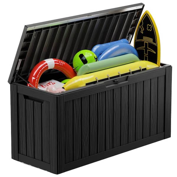 EasyUp Resin Outdoor Storage Deck Box 80-Gallon $50, 31-Gallon 3 colors $20 Free Shipping