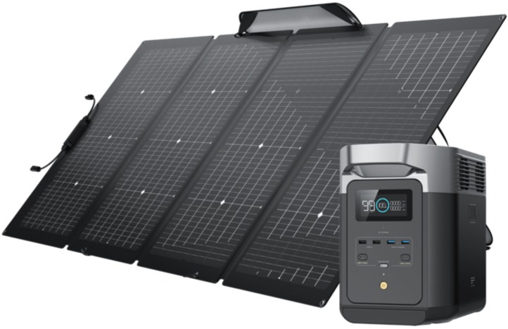 EcoFlow DELTA 2 Solar Generator PV220W - 1 220W DELTA 2 - EcoFlow - $1099