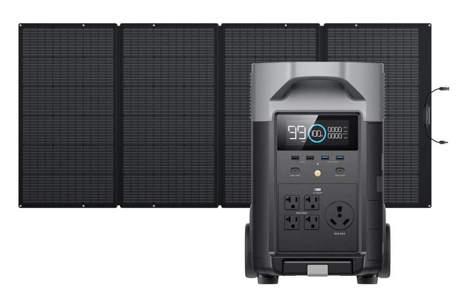Ecolfow Delta Pro w/ 400w solar panel at Home Depot for $2499 - $2499