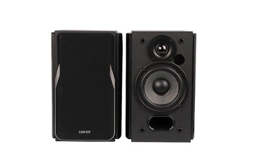 Edifier - R1380T Active Bookshelf Speakers, Computer Speakers Dual RCA inputs - 2.0 Studio Monitor Speaker - Black $99.9