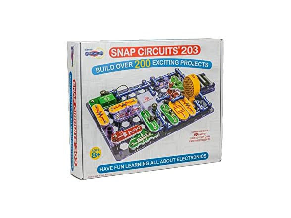 Elenco Snap Circuits 203 Electronics Exploration $28, Extreme SC-750 $68 Free Shipping w/ Prime