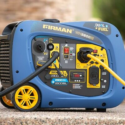 FIRMAN Refurbished WH02942F 3200/2900W Dual Fuel Inverter Portable Generator eBay $311.99