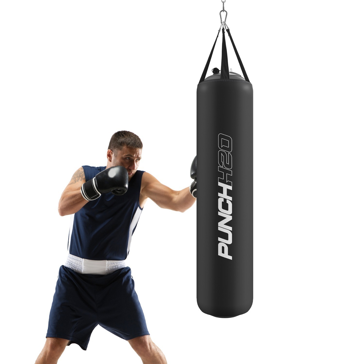 FitRx Punch H2O Punching Bag, 4ft. Water-Filled Heavy Bag $50 Free Shipping