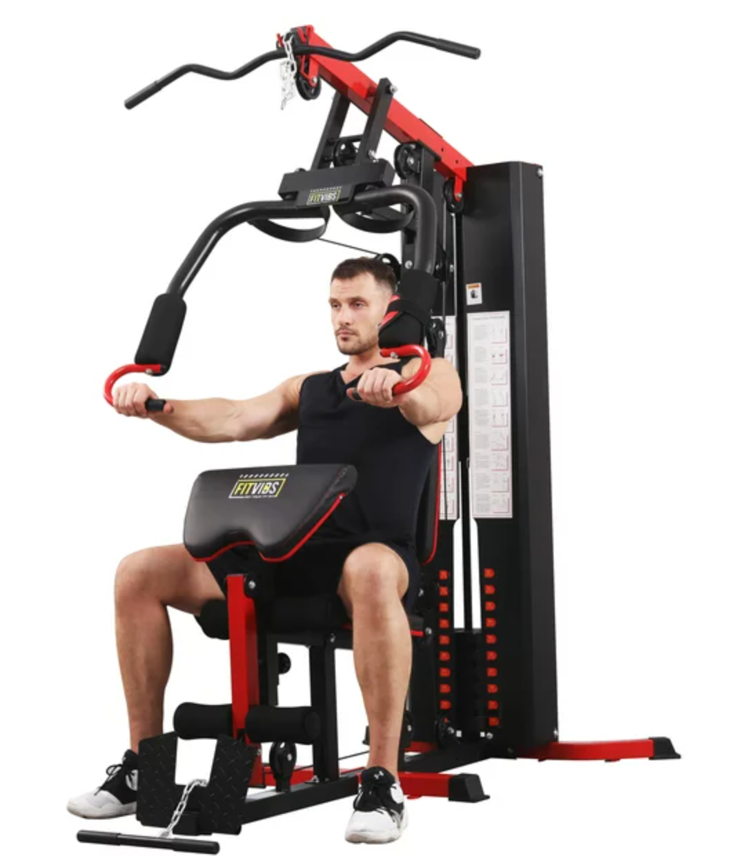 Fitvids LX750 Workout Station w/ 330 Lbs Resistance, 122.5 Lbs Weight Stack $290 Free Shipping