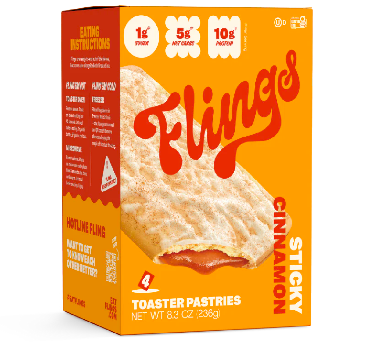 Free Flings Sticky Cinnamon Toaster Pastries after rebate from Aisle- Valid only at Target