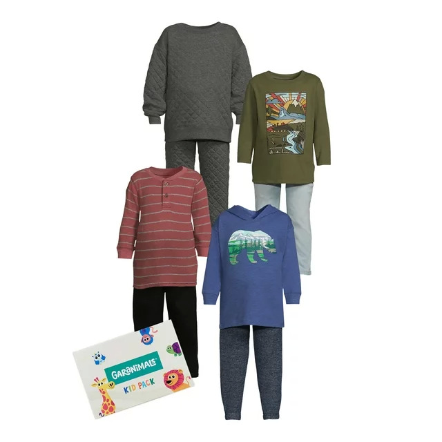 Garanimals Baby Toddler Mix Match Outfit Sets 6-Piece Boys 12 Months - 2T $10.03 More Free S H w/ Walmart or $35