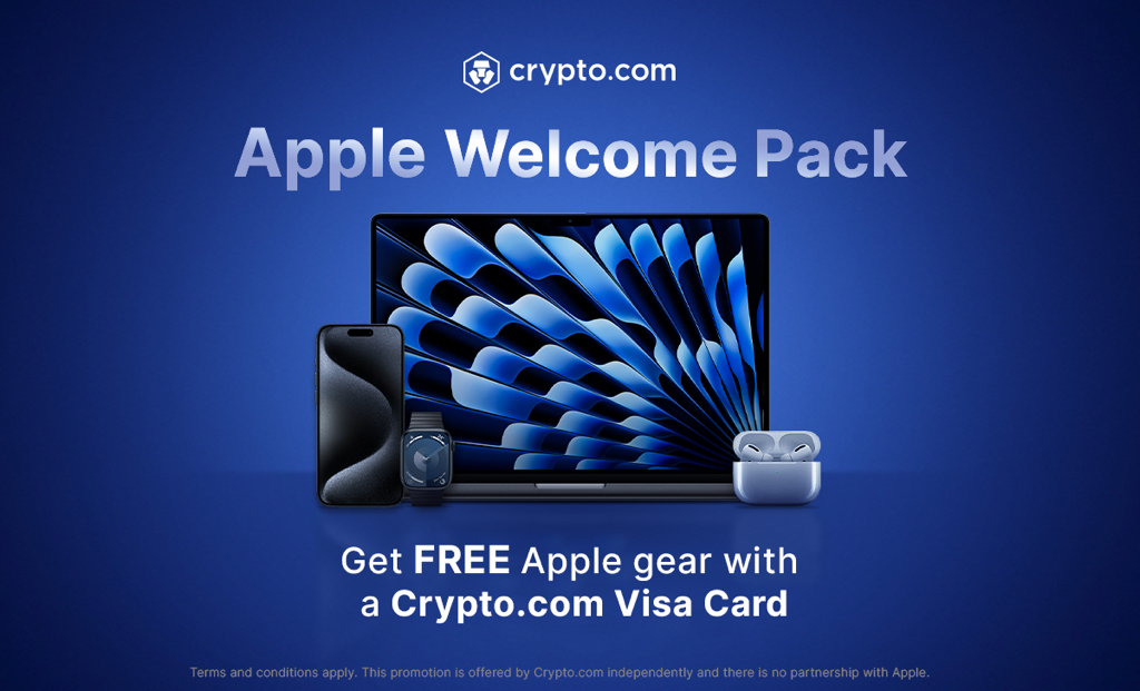 Get Free Apple Gear With Your Crypto.com Visa Card