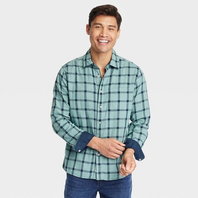 Goodfellow Co Mens Reversible Long Sleeve Button-Down Shirt $7.33 Ebay
