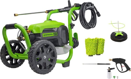 Greenworks Electric Pressure Washer 3000 PSI Combo Kit Best Buy Total and App Only - $379