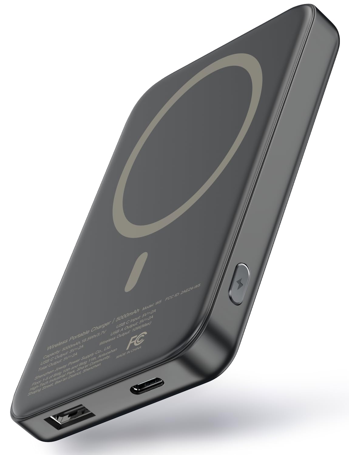 HAIARA for MagSafe Portable Charger, 5000mAh Wireless Magnetic Power Bank $19.98