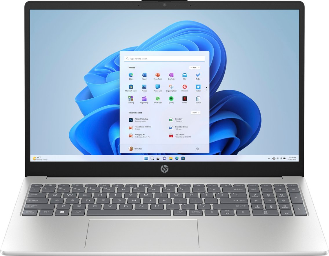 HP - 15.6 Full HD Laptop - AMD Ryzen 5 7520U - 16GB Memory - 256GB SSD $379.99