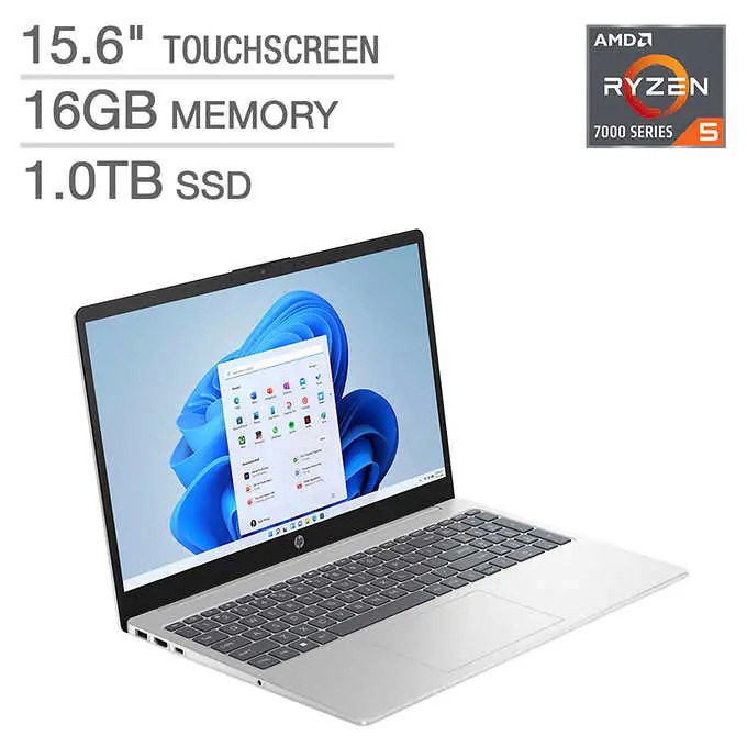 HP 15.6 Touchscreen Laptop - AMD Ryzen 5 7520U - Windows 11 $400. Reg $600. Shipping at $15 from Costco.