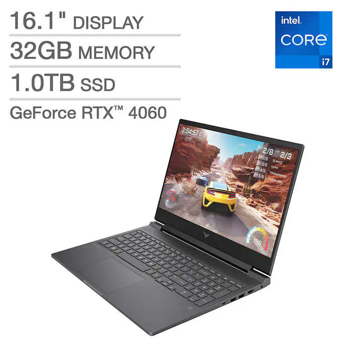 HP Victus 16.1 Gaming Laptop - 32gb 1Tb 13th Gen Intel Core i7-13700HX - GeForce RTX 4060 - 144HZ 1080p $999.99