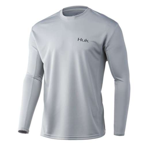 HUK Mens Standard Icon X Long Sleeve Performance Fishing Shirt w/ UPF 50 Protection Overcast Grey $13.99 More Free Store