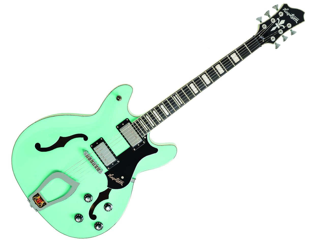 Hagstrom Viking Semi-Hollow Electric Guitar - Aged Sky Blue $599.99
