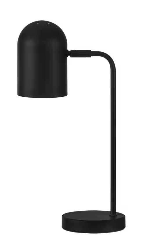 Hampton Bay 16.5 in. Black Table Lamp with Metal Shade $4.15