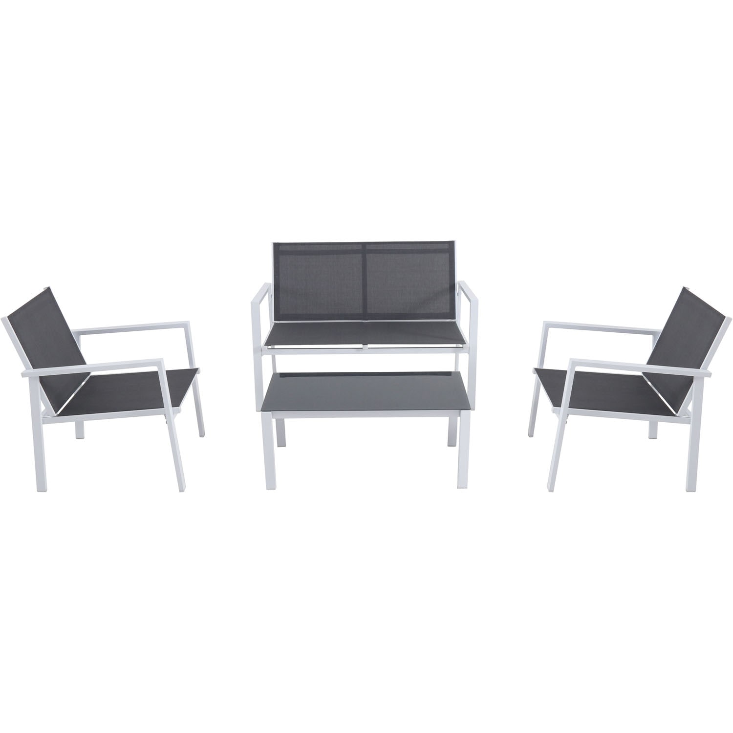 Hanover Naples 4-Piece Patio Conversation Set 2 Colors $149 Free Store Pick-up