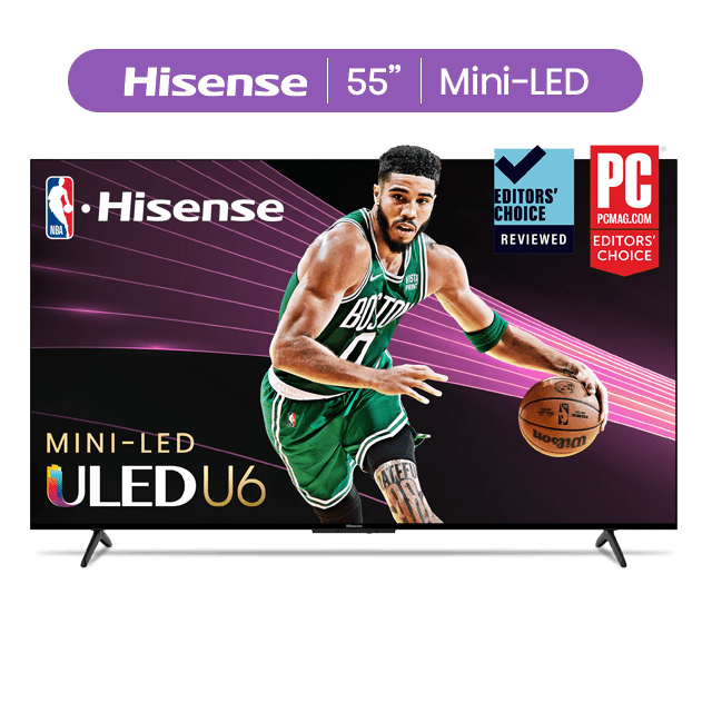 Hisense 55 U6K Series 4K TV $50 NBA Store GC Walmart $348