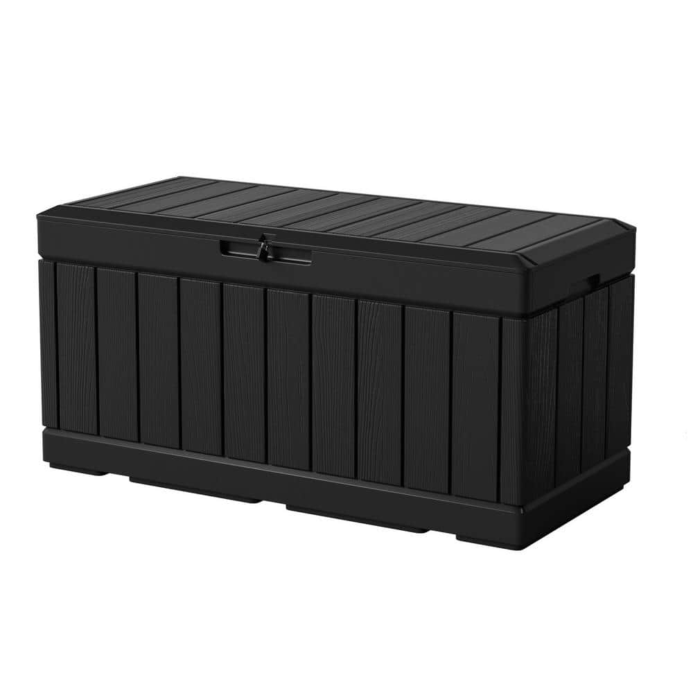 Home Depot Tozey 90 Gal. Wood Style Resin Deck Box $69