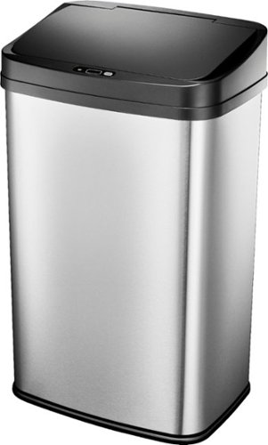Insignia 13 Gal. Automatic Trash Can Stainless Steel Deal Ends Tonight at Midnight CT $59.99