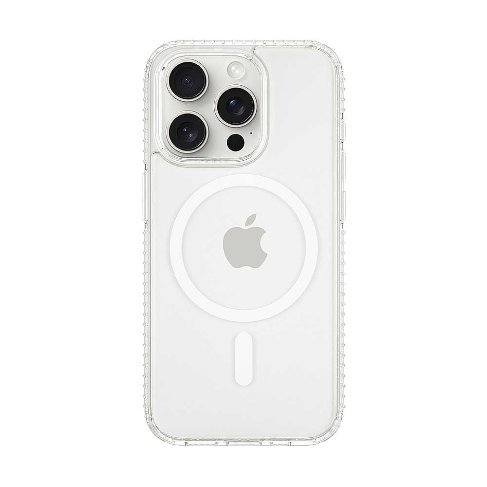 Insignia Hard-Shell Case with MagSafe for iPhone 15 Pro Max Clear NS-15PMHCCMS - $12.49