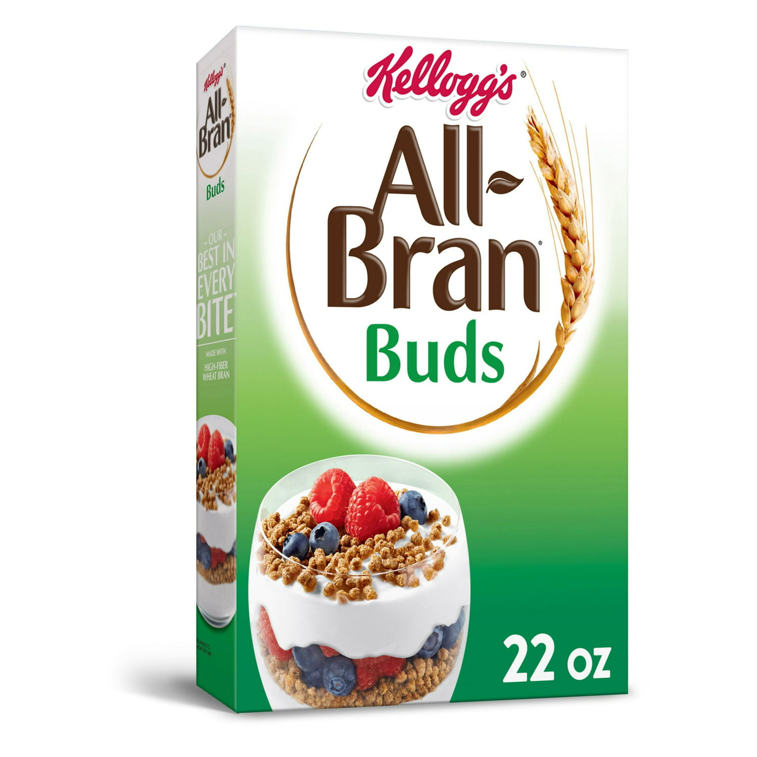 Kelloggs All-Bran Buds High-Fiber Cereal, 22 oz - Walmart $5.23