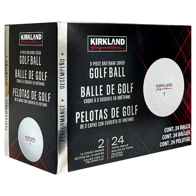 Kirkland Signature Golf Balls 24 ct. $35. Buy 48 for $55. F/S from Costco.