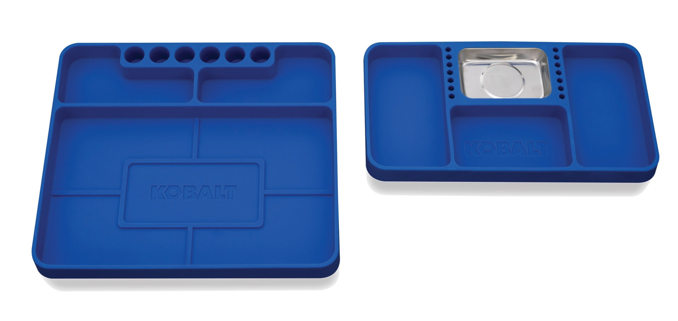 Kobalt Silicone Organizer Insert 2-pc Silicone Tool Tray Set with Magnetic Insert in Blue 81694 $13.98 Lowes