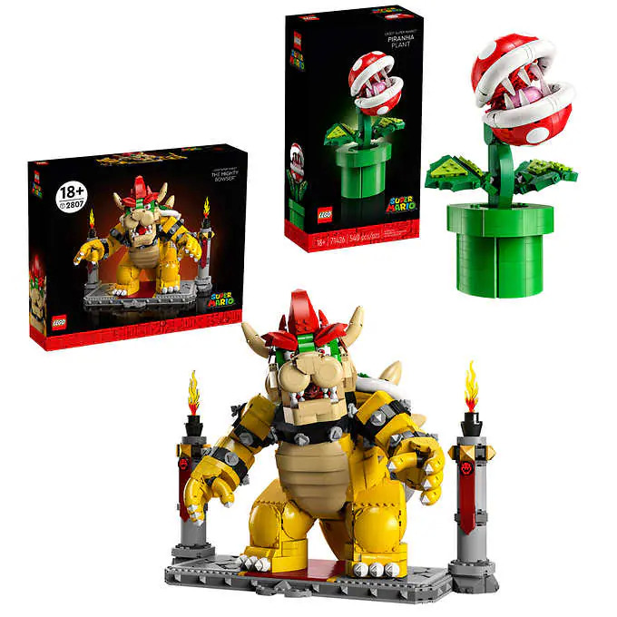 LEGO The Mighty Bowser Piranha Plant bundle Costco.com - $269.99