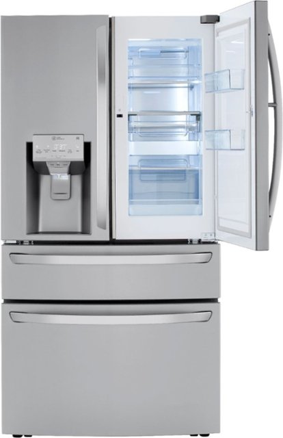 LG LRMDC2306S 23 cu. ft. Counter Depth 4-Door French Door Refrigerator