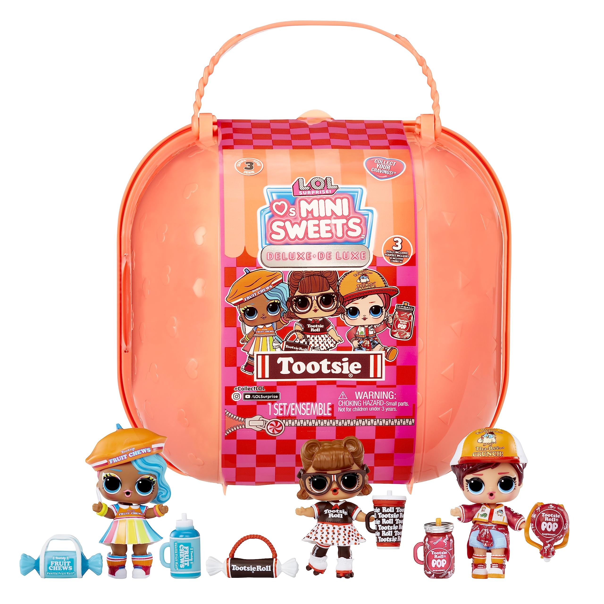 L.O.L. Surprise Loves Mini Sweets S3 Deluxe - Tootsie -with 3 Dolls, Accessories, Limited Edition Dolls $10.99 Free Ship