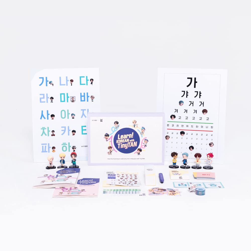 Learn Korean with TinyTAN Korean Learning Book for Beginners w/ Pronunciation Speaking Motipen $25 Free Shipping w/ Amaz