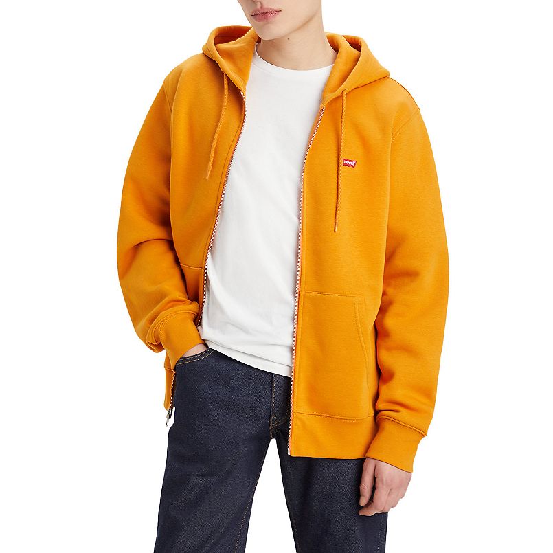 Levis Mens Classic Housemark Zip-up Hoodie Desert Sun $16.36 Free Shipping on $49