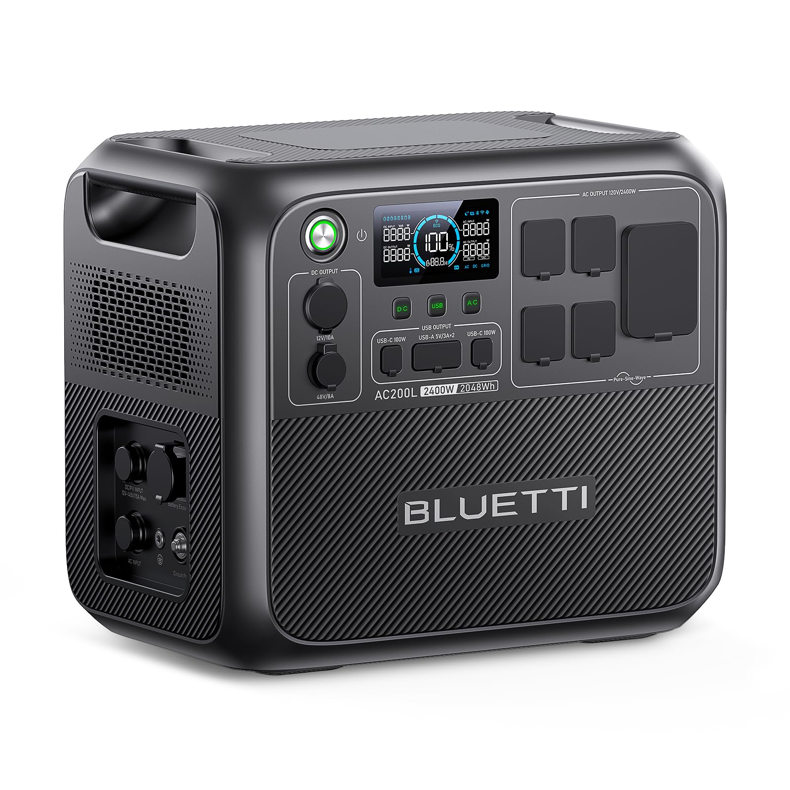 Limited Time deal BLUETTI Portable Power Station AC200L, 2048Wh LiFePO4 Battery Backup $1399
