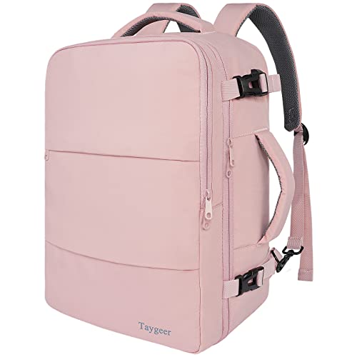 Limited-time deal Taygeer Travel Backpack for Women, Carry On Backpack with USB Charging Port Shoe Pouch, TSA 15.6inch L