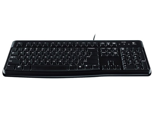 Logitech K120 Wired Keyboard Open Box $7 More Free S/H