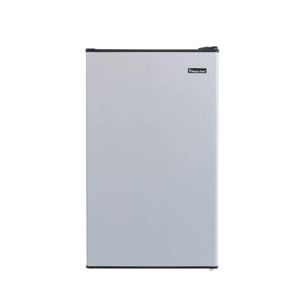 Magic Chef 3.3 cu ft Stainless Mini Fridge In-store only - $57
