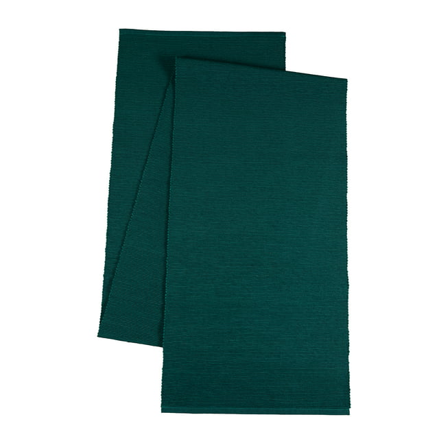Mainstays 13 x 72 Ribbed Table Runner Teal Green $3.72 Free Shipping w/ Walmart or on $35