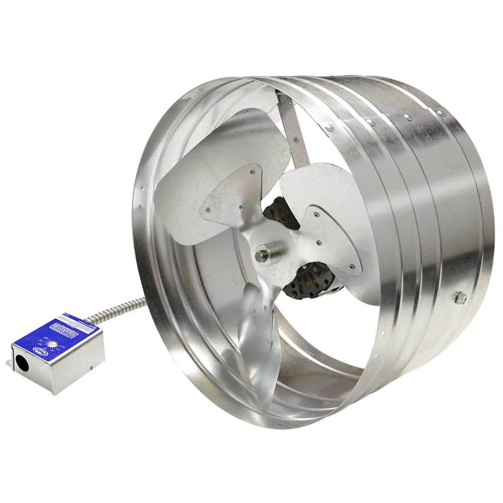 Master Flow 1450 CFM SIlver Electric Powered Gable Mount Electric Attic Fan $12 YMMV - in-store clearance
